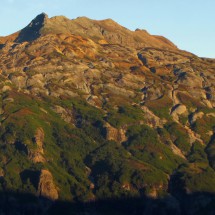 Cerro los Ramazas at sunrise (North of Volcan Antuco)